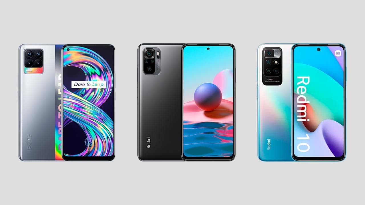 realme 8 vs Xiaomi Redmi Note 10 vs Xiaomi Redmi 10, ¿cuál es el mejor gama baja?