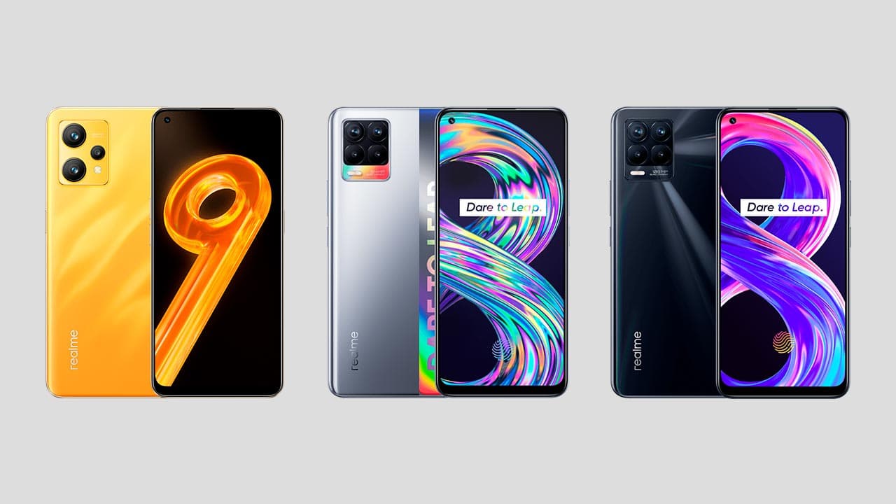 realme 9 vs realme 8 vs realme 8 Pro: ¿hay muchas diferencias?