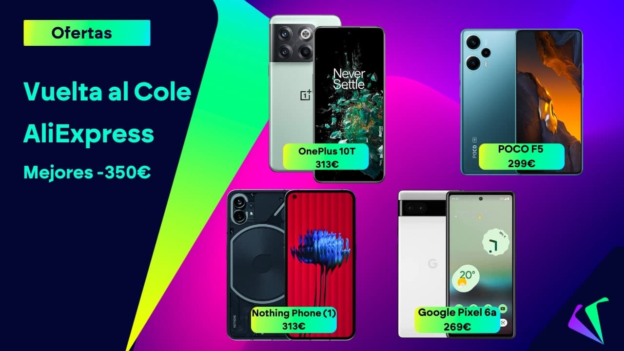 Recopilatorio Vuelta al Cole AliExpress: los mejores móviles por menos de 350 euros