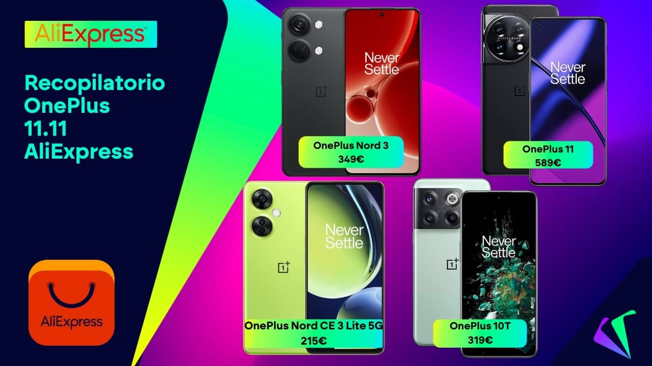 Los mejores móviles de OnePlus en oferta este 11.11 de AliExpress