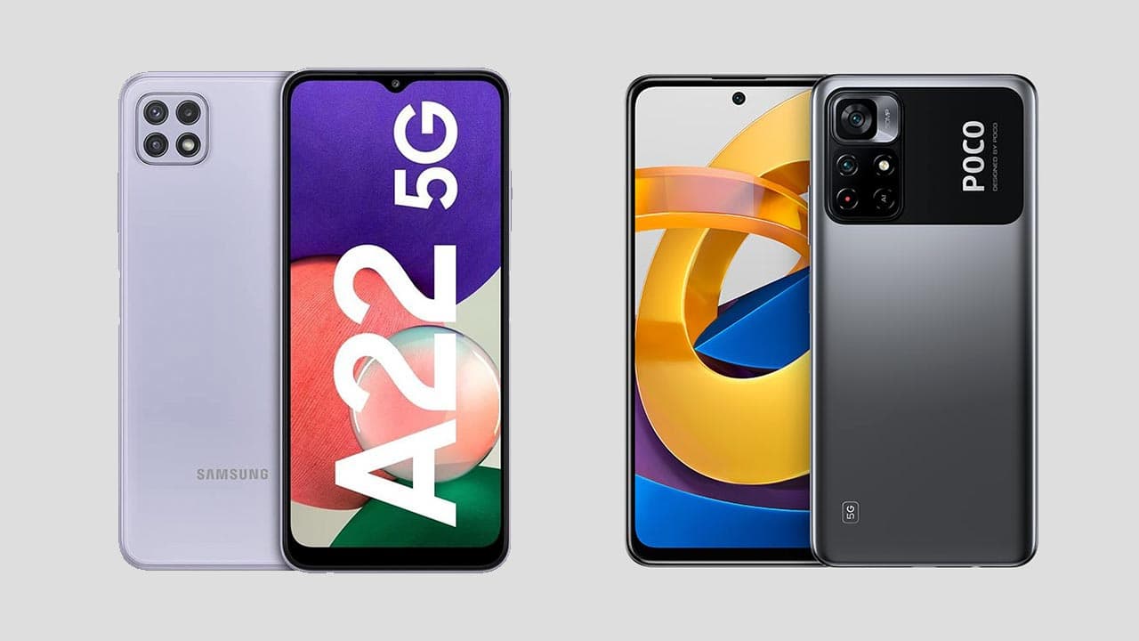 Samsung Galaxy A22 5G, ¿es mejor que el POCO M4 Pro 5G?