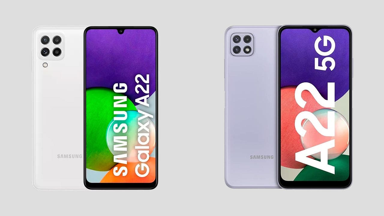Samsung Galaxy A22 vs Samsung Galaxy A22 5G, ¿vale la pena pagar ese extra?