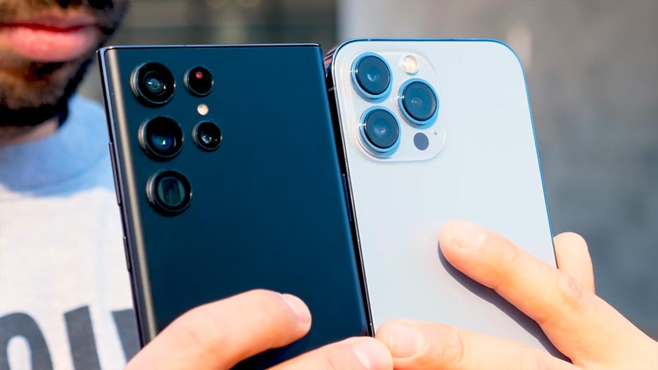 Samsung Galaxy S22 Ultra vs iPhone 13 Pro Max