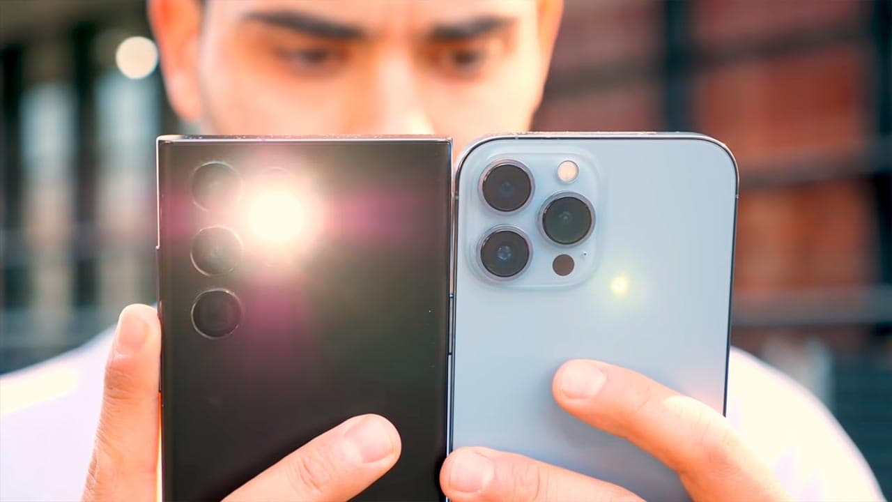Samsung Galaxy S22 Ultra vs iPhone 13 Pro Max