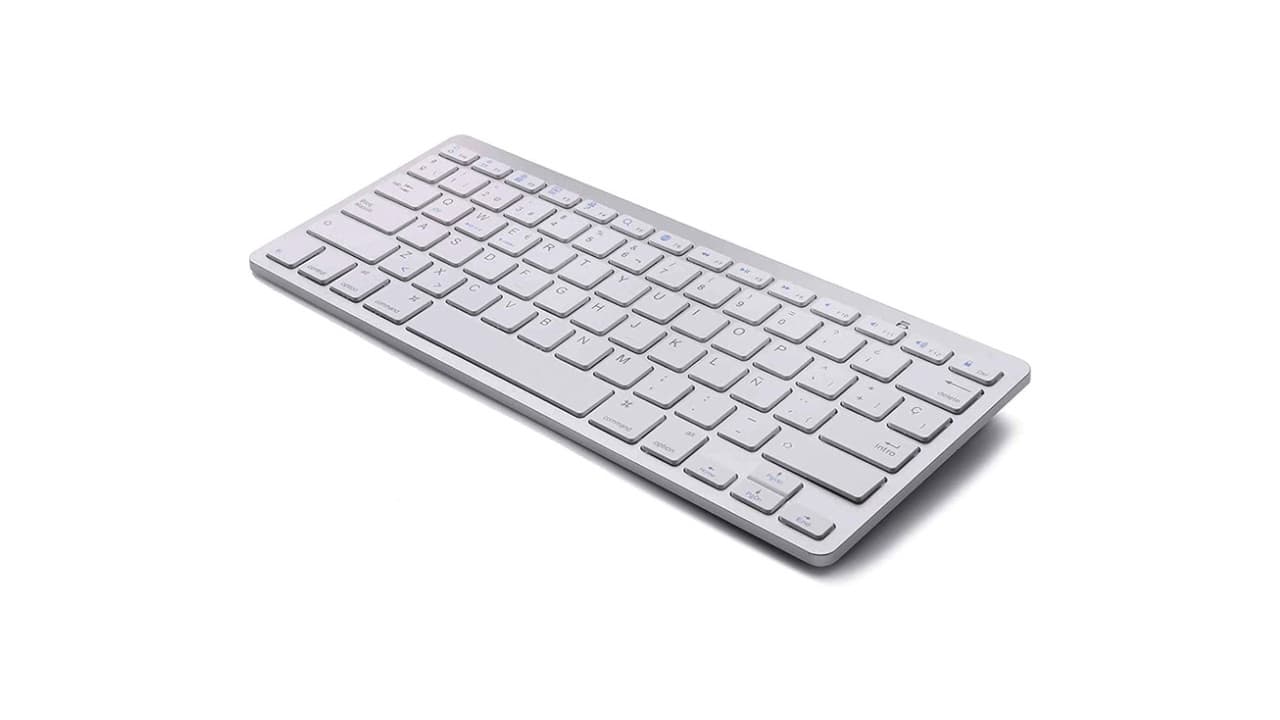 Teclado blanco