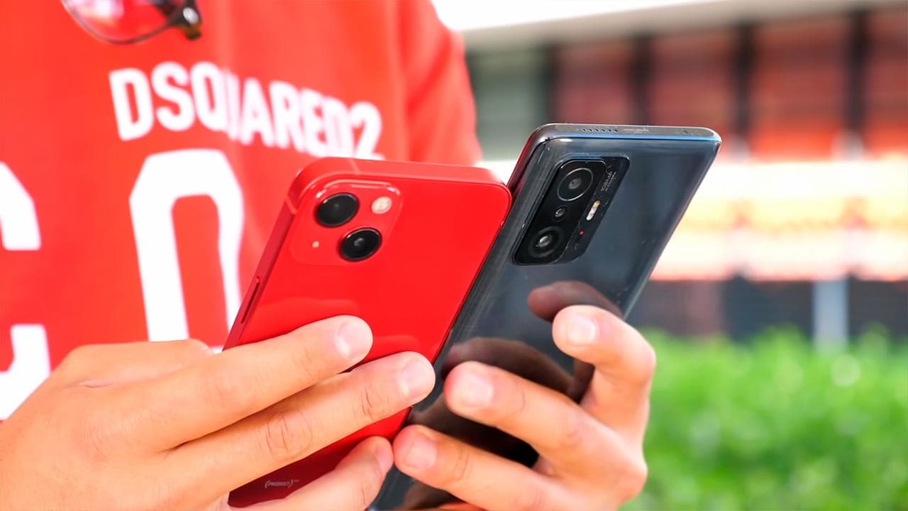 Xiaomi 11T vs iPhone 13