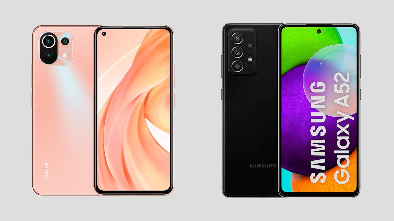 Xiaomi Mi 11 Lite vs Samsung Galaxy A52, ¿cuál tiene más que ofrecer