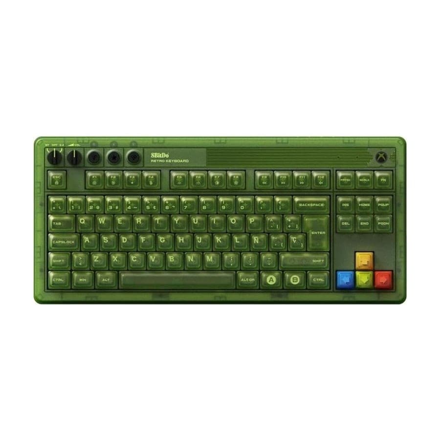8BitDo Retro 87 Mechanical Keyboard ISO Spanish