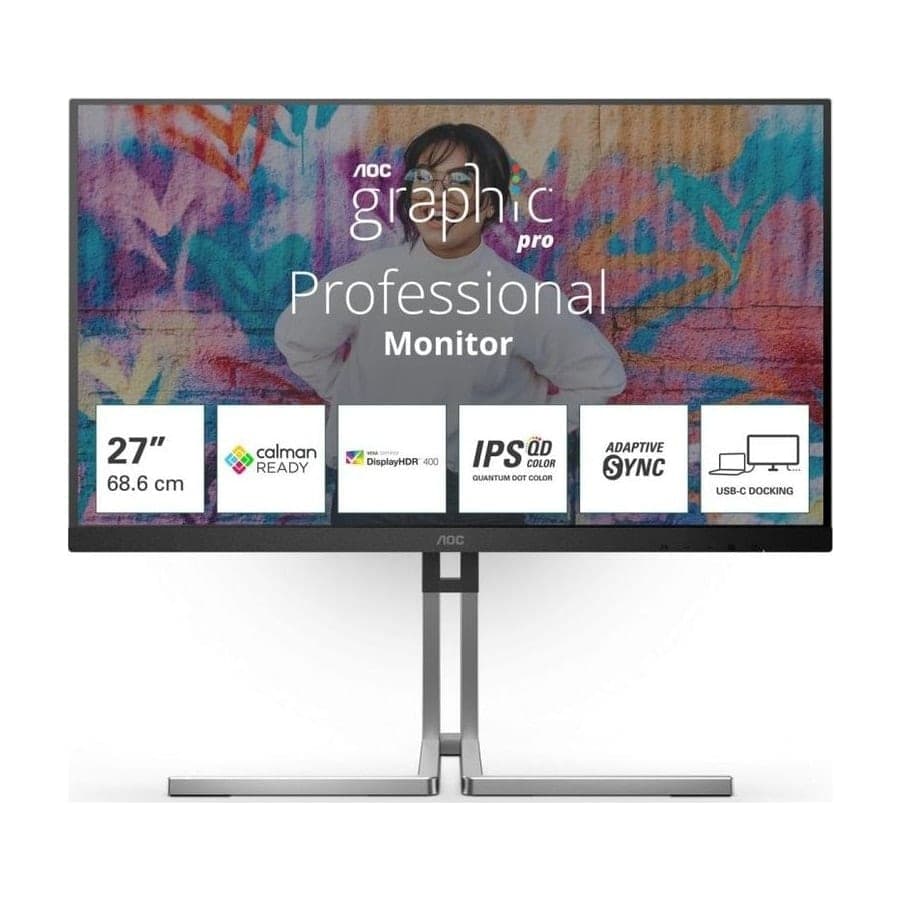 AOC Graphic Pro Q27U3CV 27" QLED IPS Monitor