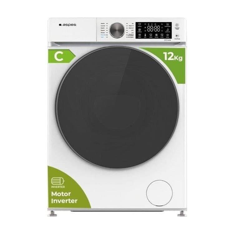Aspes AL12400CIDVB Lavadora Carga Frontal 12 kg