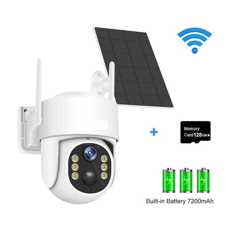 Autrucker ZB0521W3 Cámara IP 4MP Solar PTZ