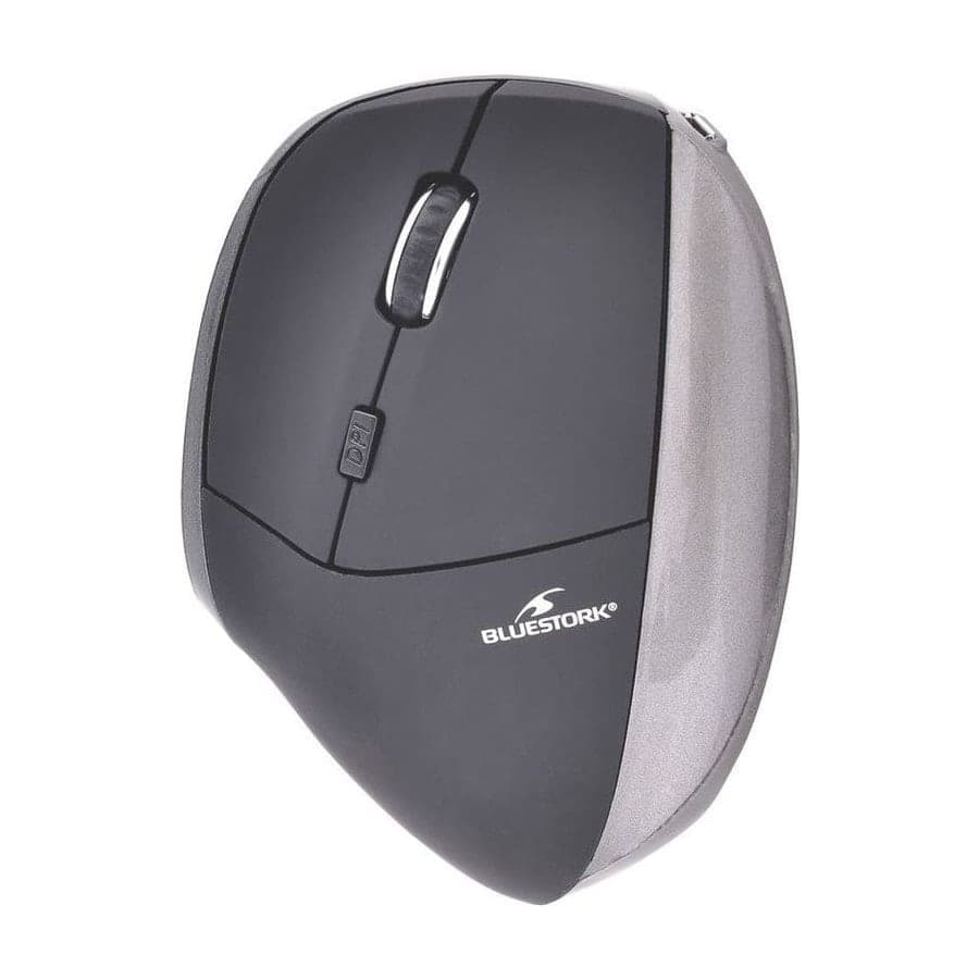 Bluestork M-WL-ERGO-BK Ratón Inalámbrico