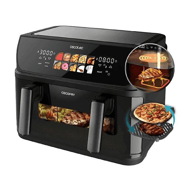 Cecotec Cecofry & Grill Duoheat 10000