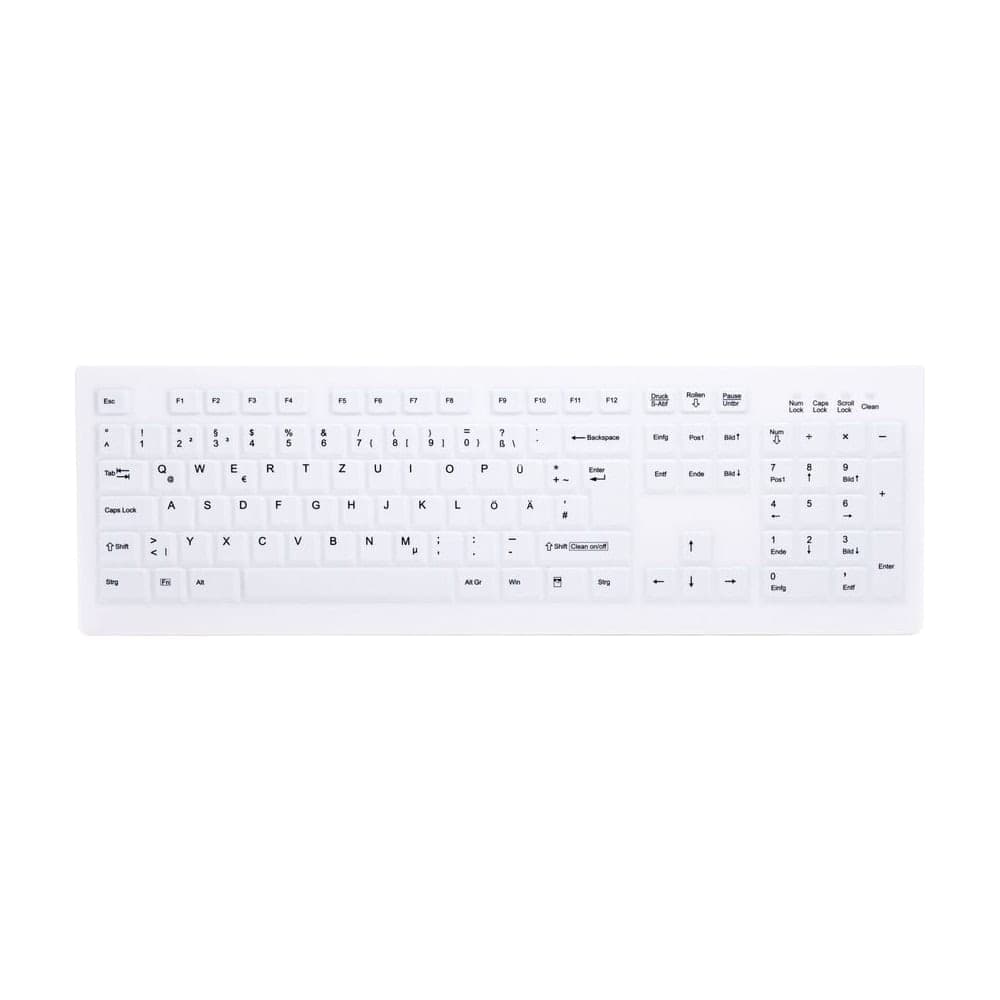 Cherry AK-C8100F-FU1-W/GE Teclado QWERTZ Alemán
