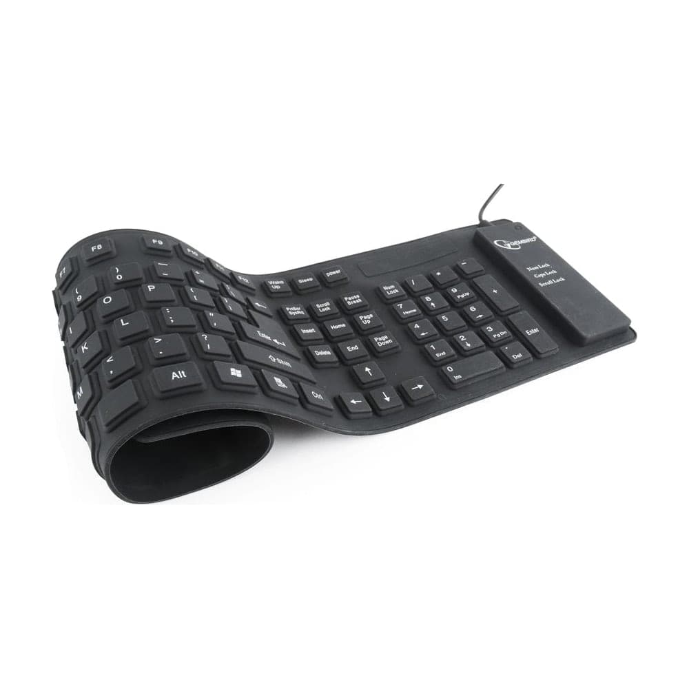 Gembird KB-109F-B QWERTY USB/PS/2 Keyboard