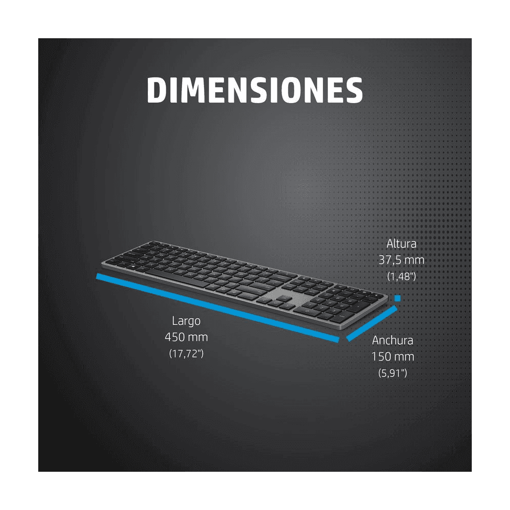 HP Teclado inalámbrico de modo dual 975