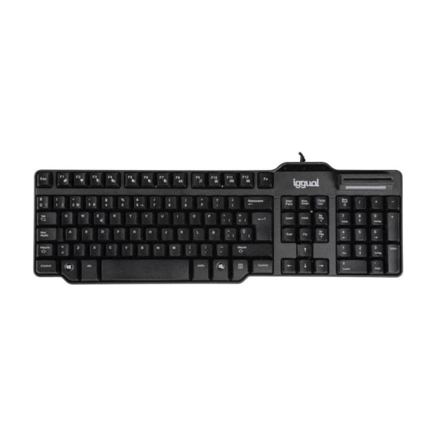 iggual CK-ID-DNI Smart Teclado QWERTY USB