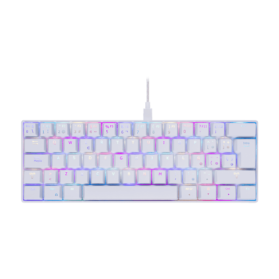 ISY IGK-5000-WT-ES Teclado gaming