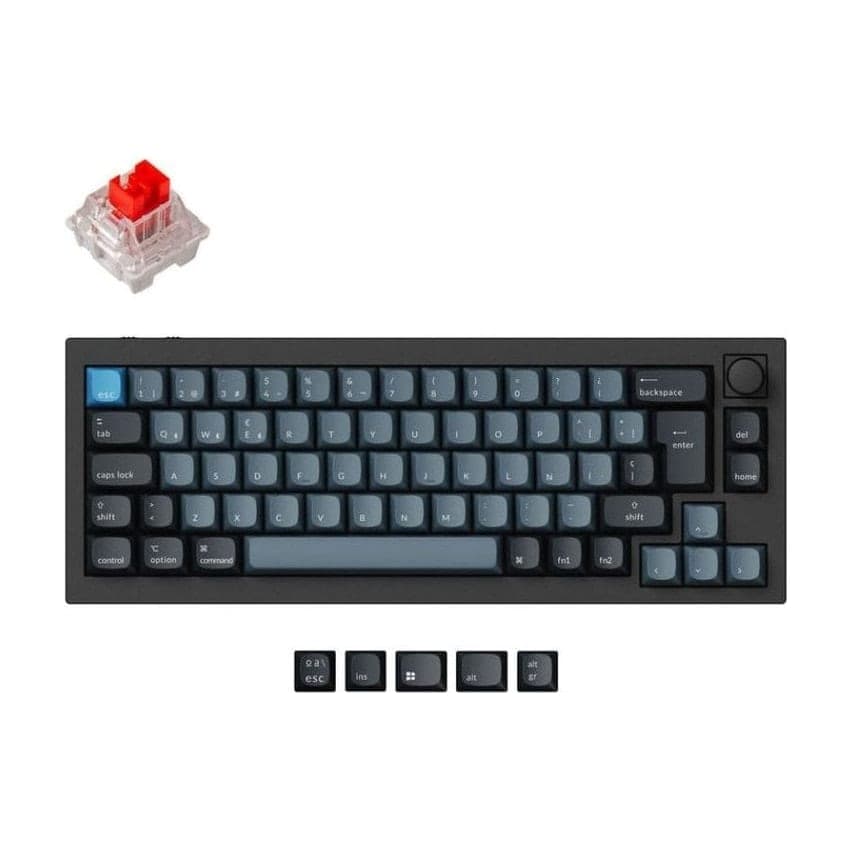 Keychron Q2 Pro QMK/VIA Knob ES K Pro Red