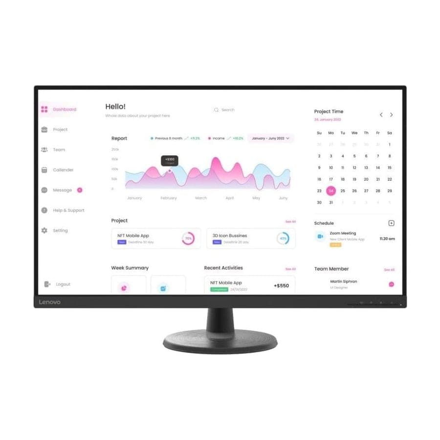 Lenovo D32-40 31.5" Monitor