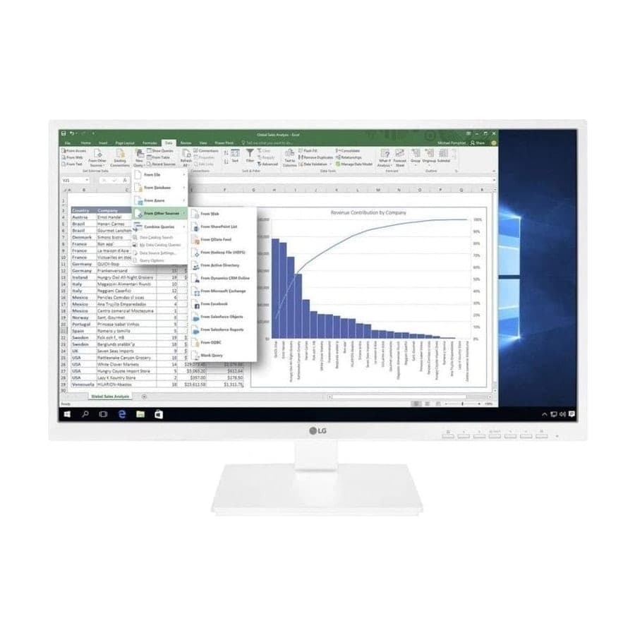 LG 24BK550Y-W 23.8" IPS Monitor