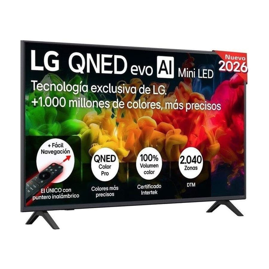 LG 43QNED80B6B 43" QNED evo MiniLED 4K Smart TV