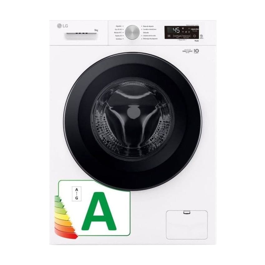 LG F4X1009NWB.AGWQPES Lavadora Carga Frontal 9 kg