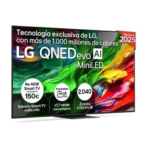 LG QNED evo AI QNED86 75" MiniLED 4K 2025