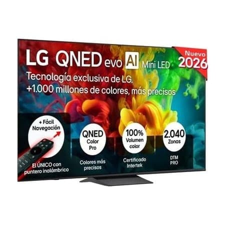 LG QNED83 75" QNED evo MiniLED AI 4K TV