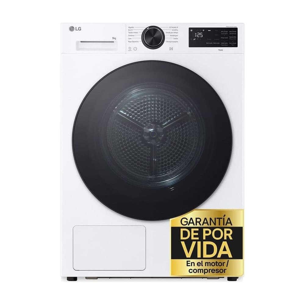 LG RHX5008TLB 8 kg Bomba de calor Dual Inverter