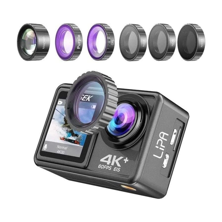 Lipa AT-S81ER Cámara de acción 4K Ultra HD
