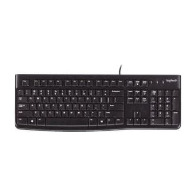 Logitech K120 USB QWERTY Inglés del Reino Unido