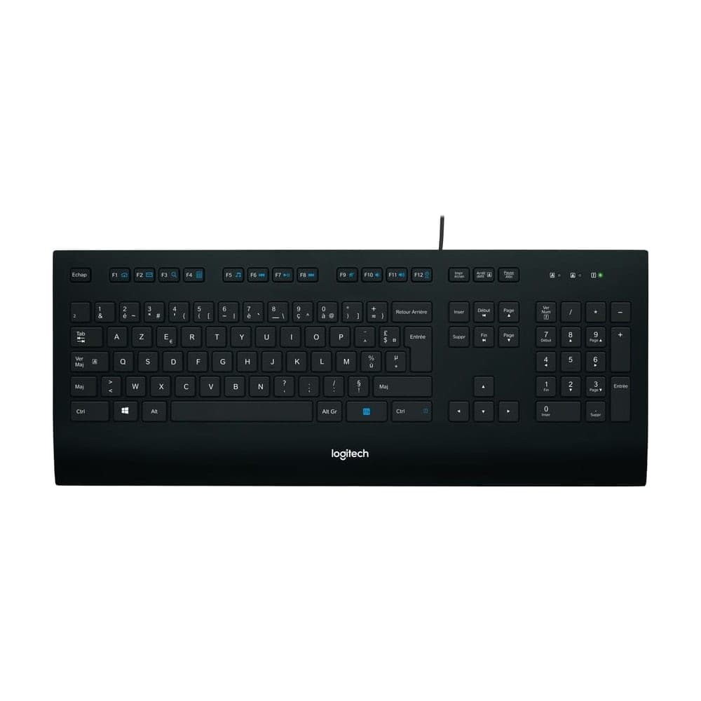 Logitech K280e Teclado USB AZERTY Francés