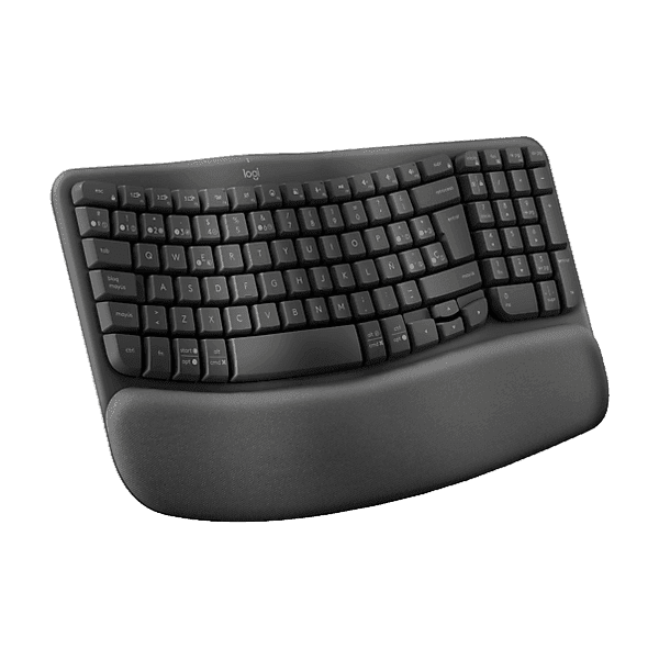 Logitech Wave Keys Teclado inalámbrico ergonómico