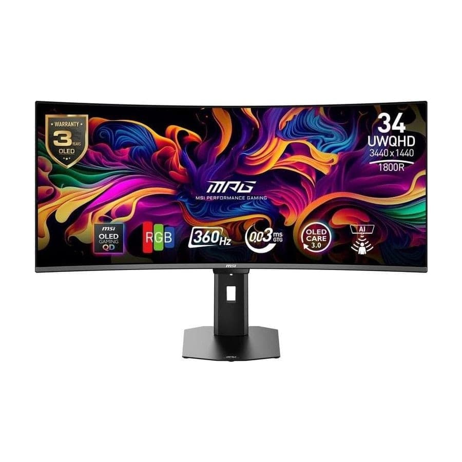 MSI MPG 341CQRDE QD-OLED X36 34" Monitor