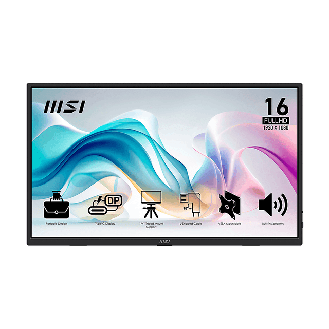 MSI PRO MP165 E6 15.6" Full HD Portable Monitor
