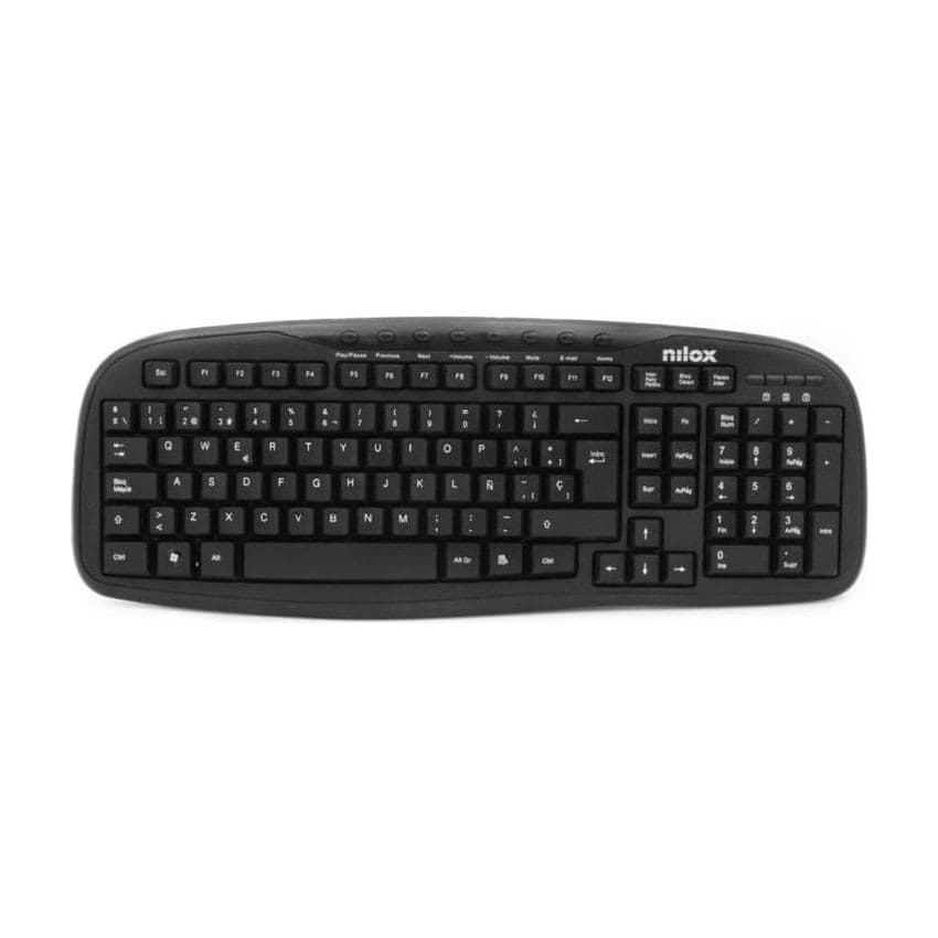 Nilox NXKBE000001 Teclado Multimedia USB
