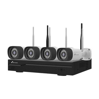 Nivian Kit de cámaras de seguridad + grabador