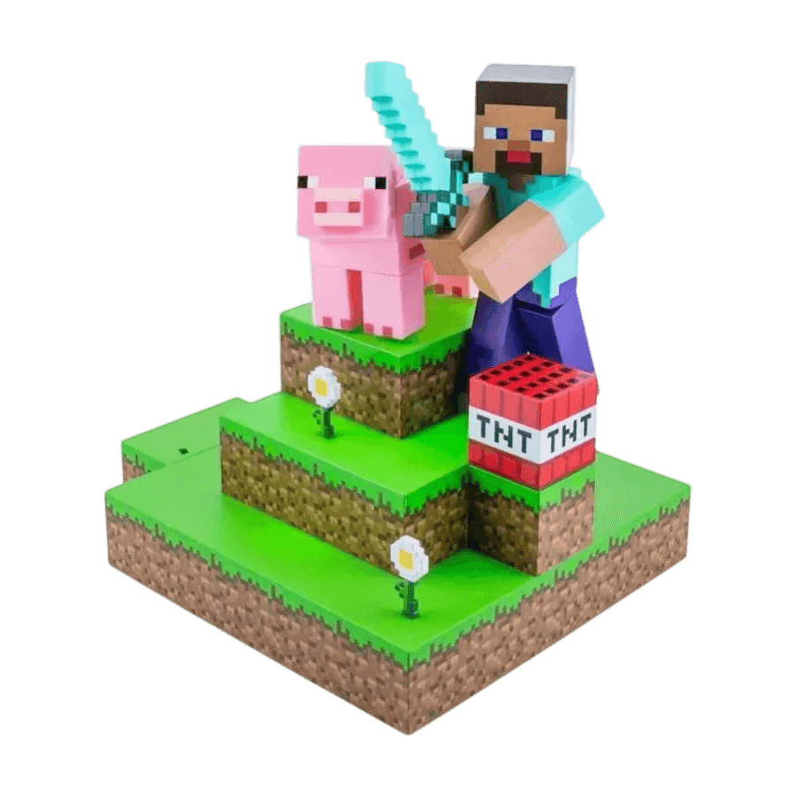 Paladone Lámpara Diorama Minecraft Steve
