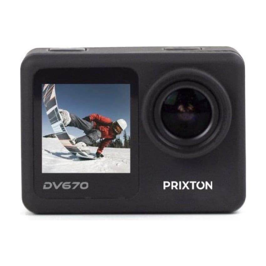Prixton DV670 Cámara Deportiva Dual Screen 4K