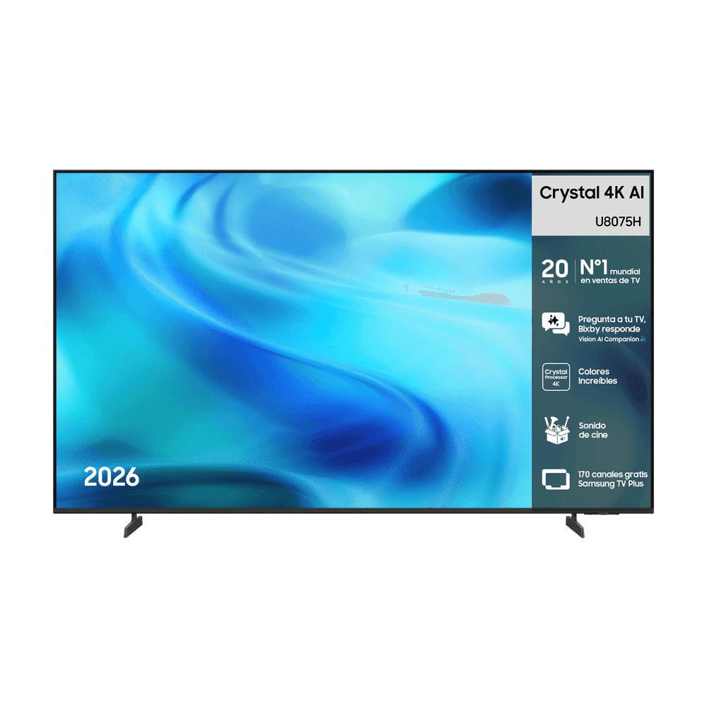 Samsung 65" Crystal UHD U8075H 4K Smart TV