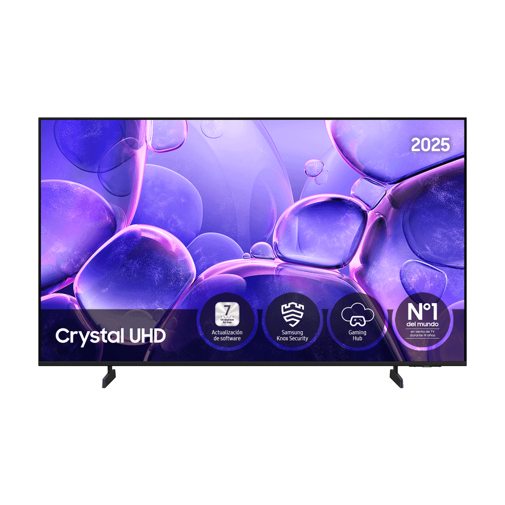 Samsung TV 50" Crystal UHD U8075F 4K Smart TV 2025