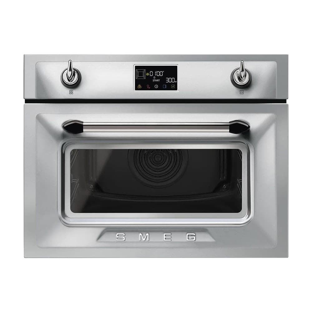 Smeg SO4902M1X Horno compacto con microondas
