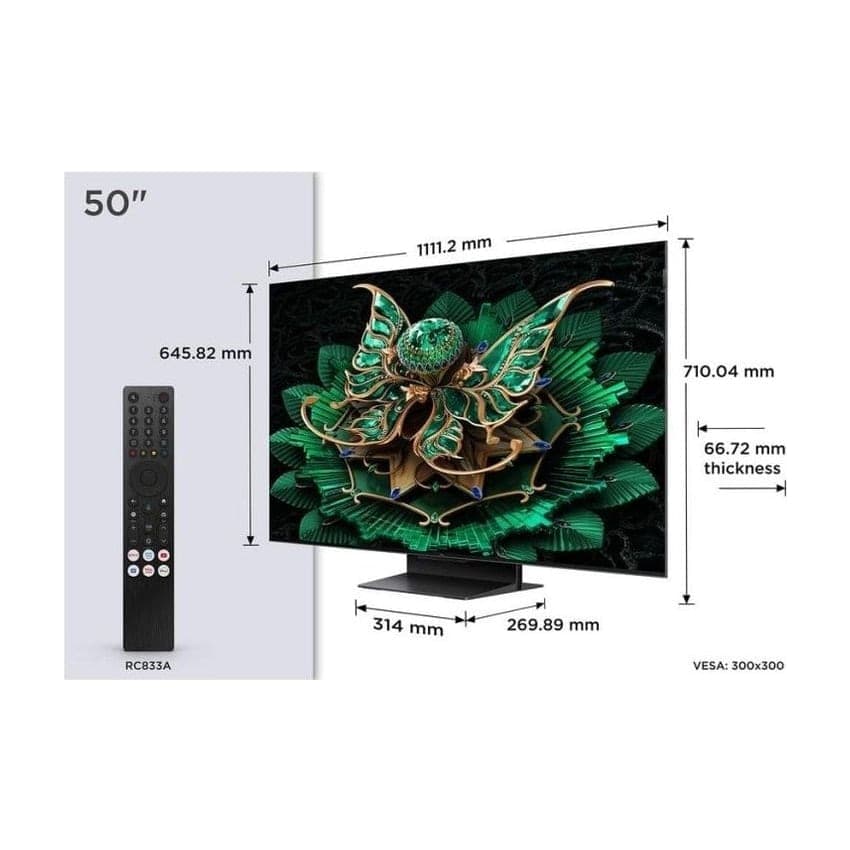 TCL 50C7K 50" QD-Mini LED TV