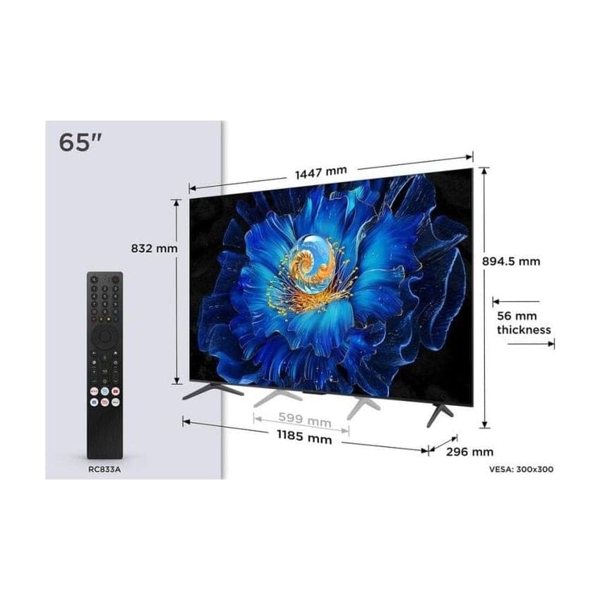 TCL 65C69KS 65" QD-Mini LED 4K Smart TV