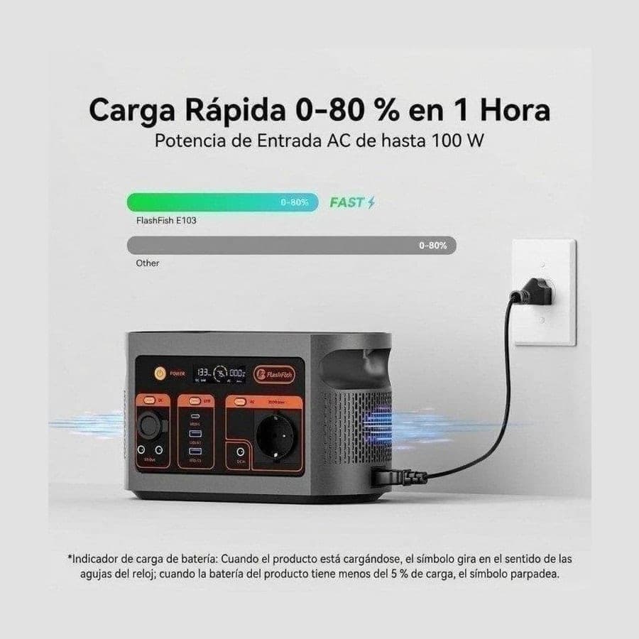 Welltin E103 179.2Wh Estación de energía portátil