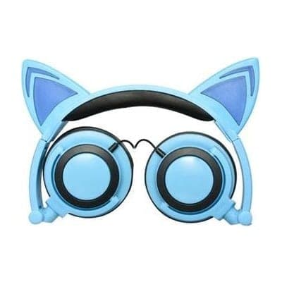Wisetony Orejas de Gato Plegables con Luz LED
