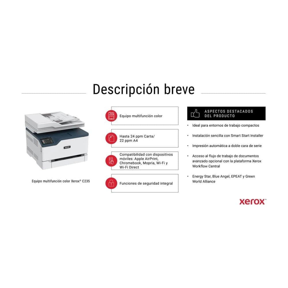 Xerox C235V Impresora multifunción láser color