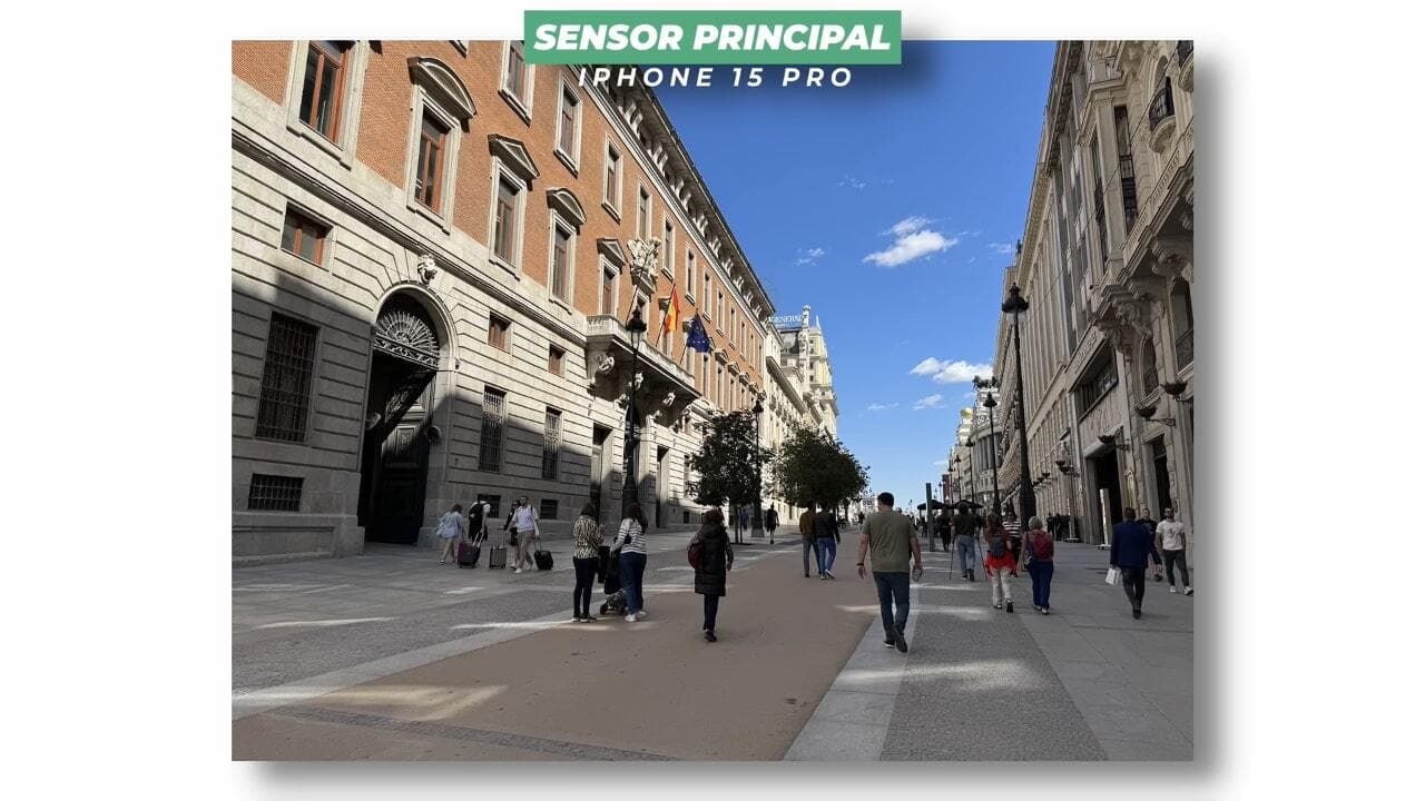Opiniones Apple iPhone 15 Pro sensor principal