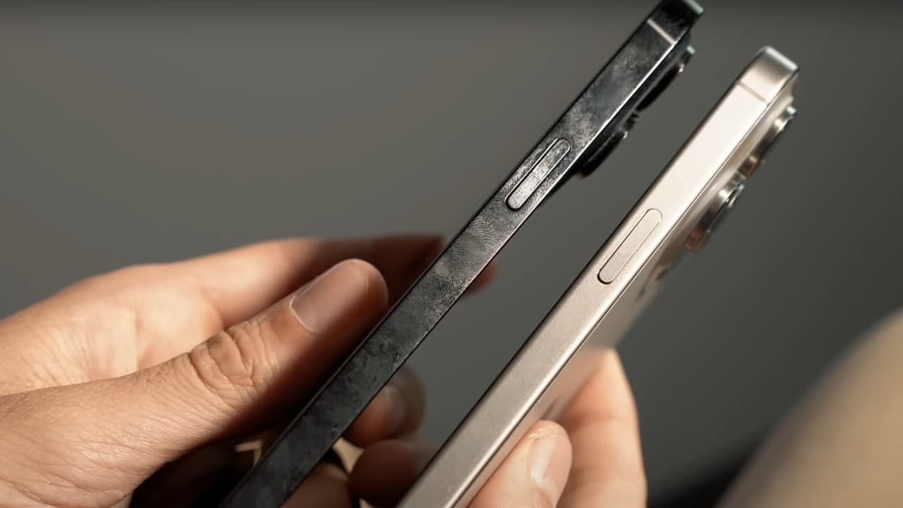Review Apple iPhone 15 Pro Max suciedad en los marcos